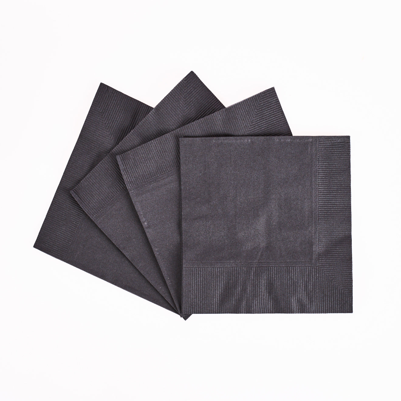Beverage Napkin Black 10 x 10 2Ply (1,000/pcs) Karat