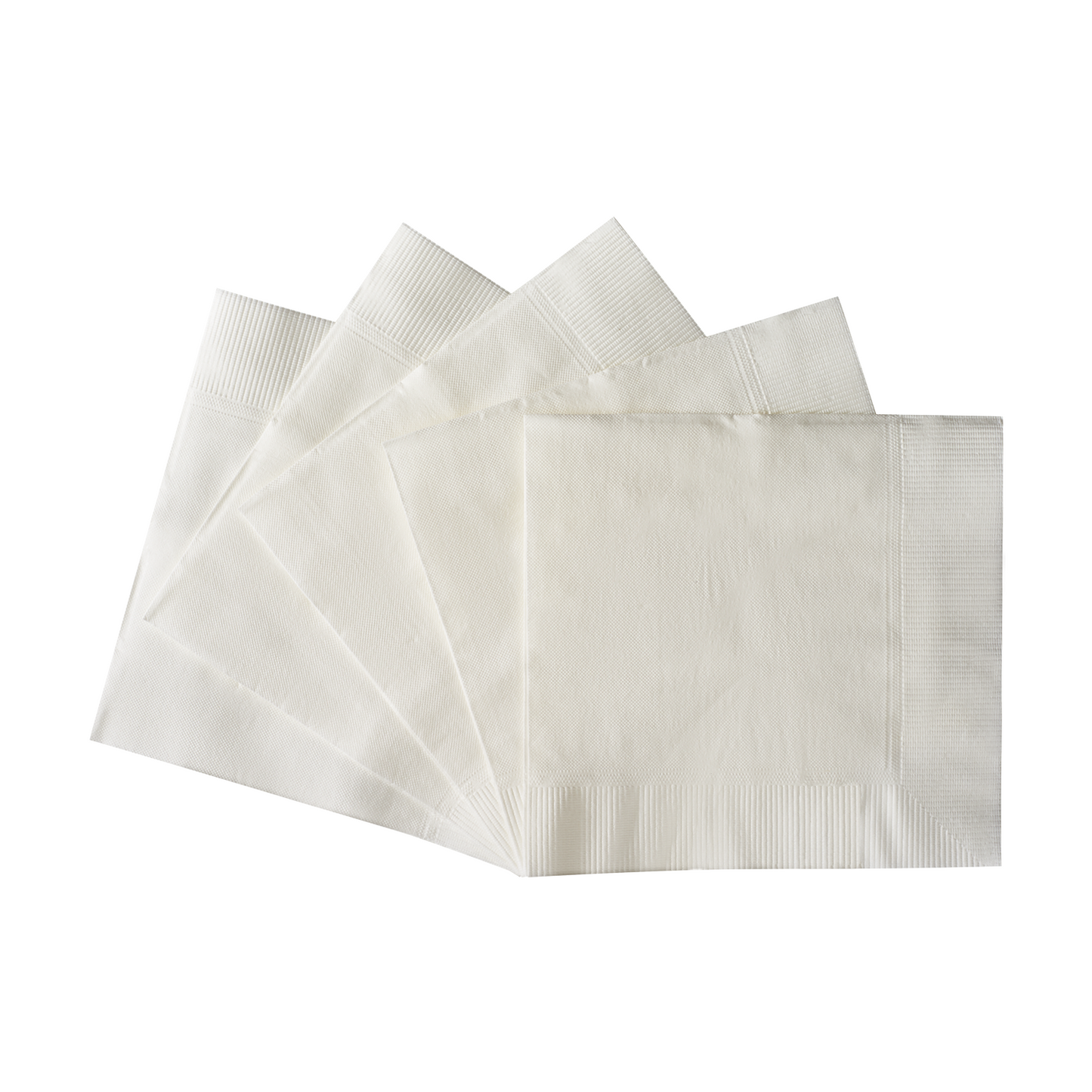 Beverage Napkin White 10 x 10 2ply Premium (3,000/cs)