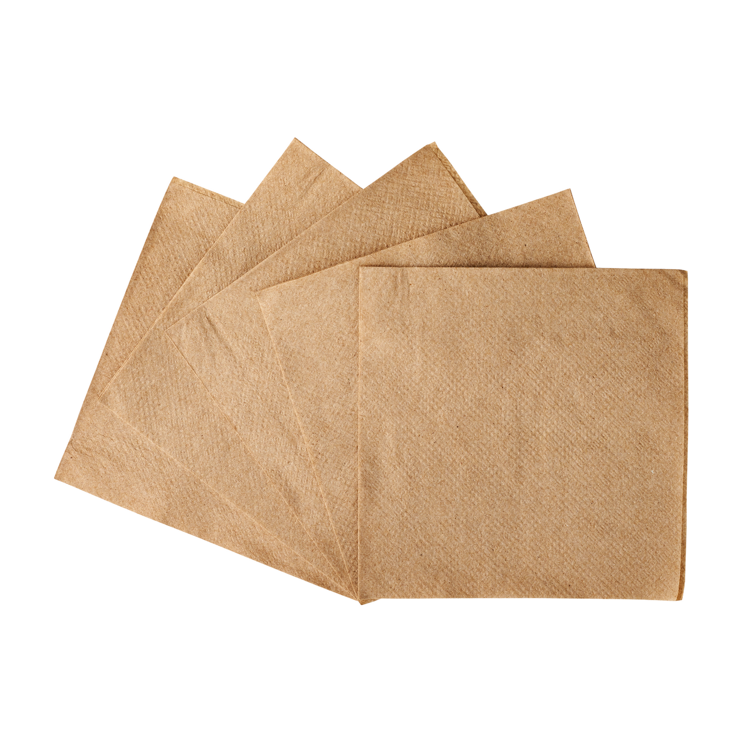 Beverage Napkin Kraft 9 x 9 1 Ply (4,000/cs)