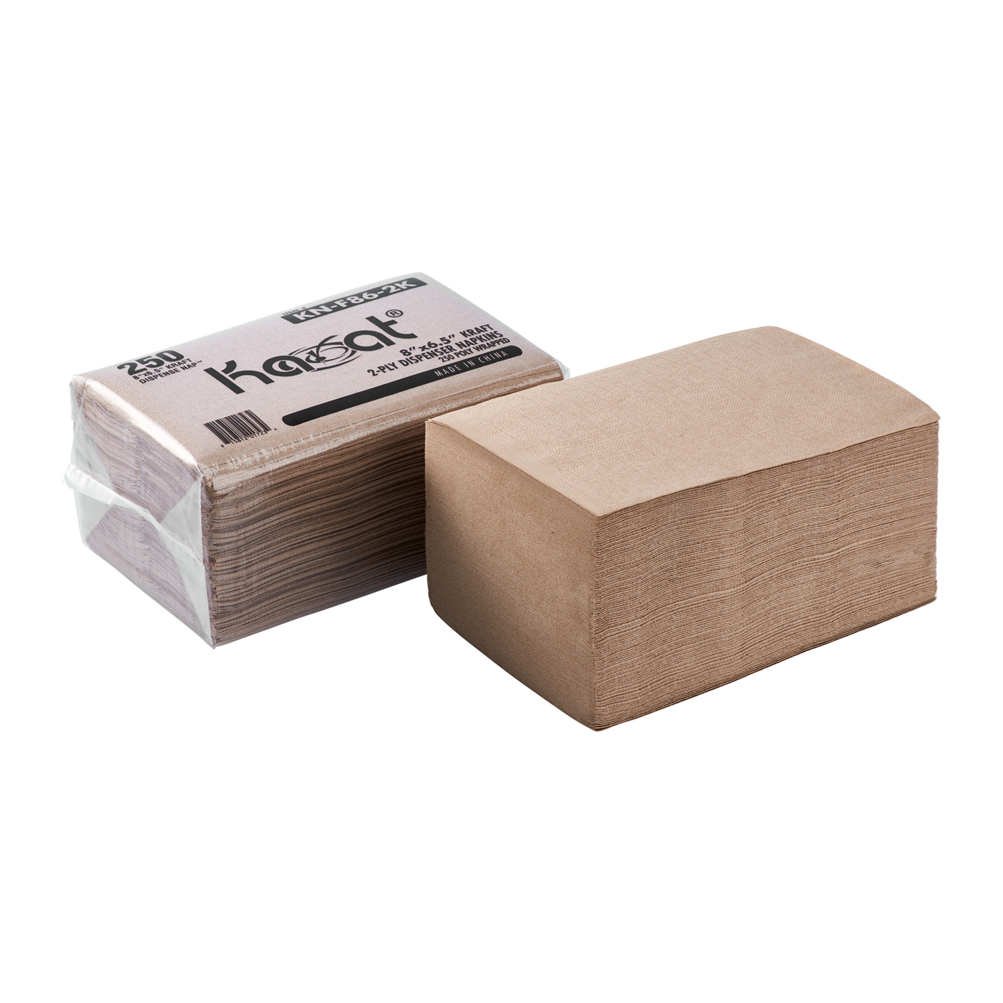 Dispenser Napkin Kraft for Interfold 8 x 6.5 2Ply (24*250pcs/case)