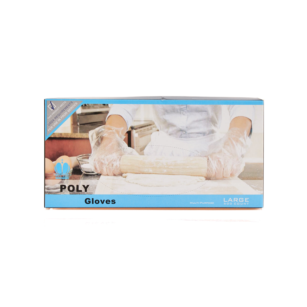 Poly Glove 1508-1 Large 500ps/10box