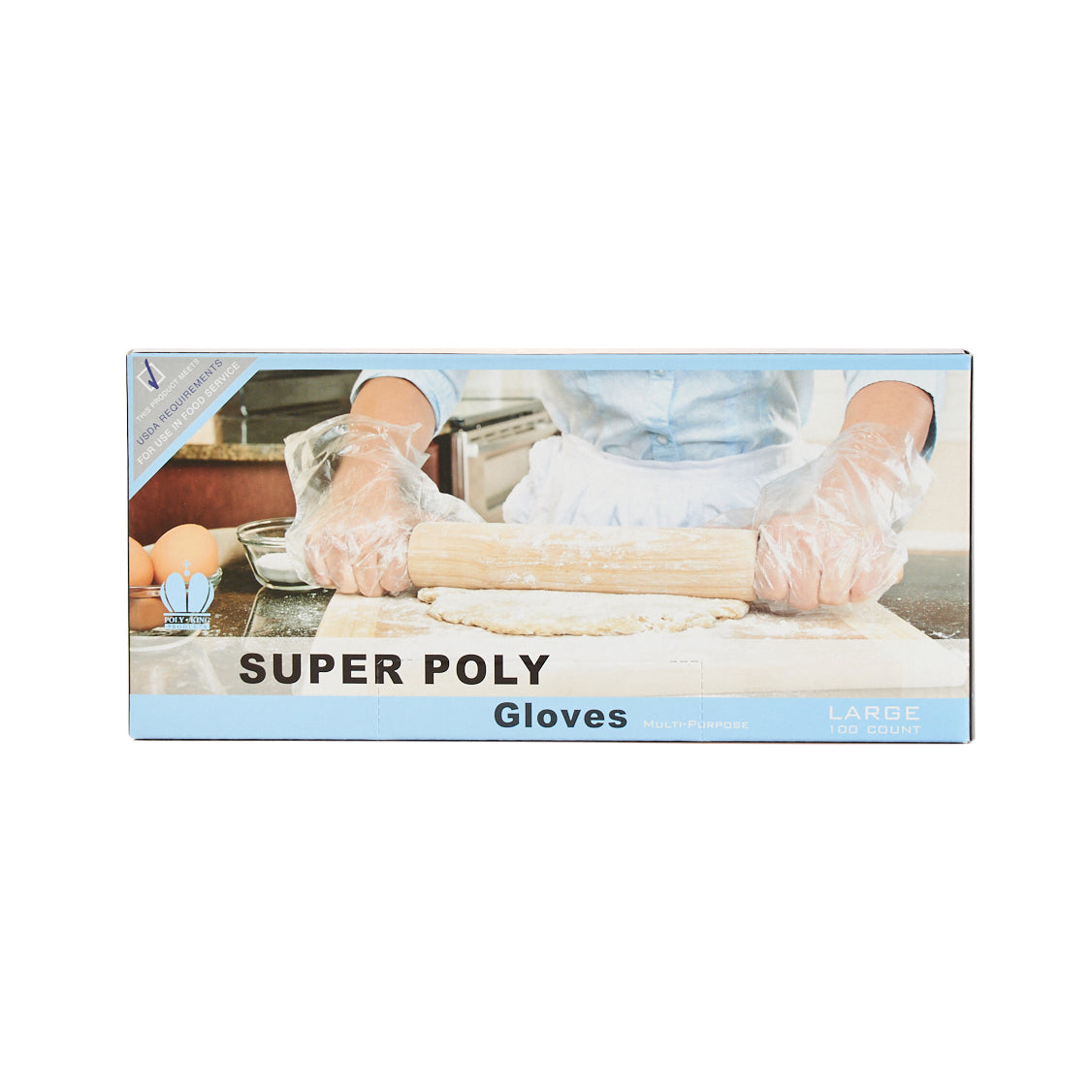 Poly Glove Large Premium LDPE 1,000/cs