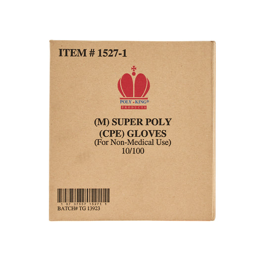 Poly Glove Medium Premium LDPE 1,000/cs