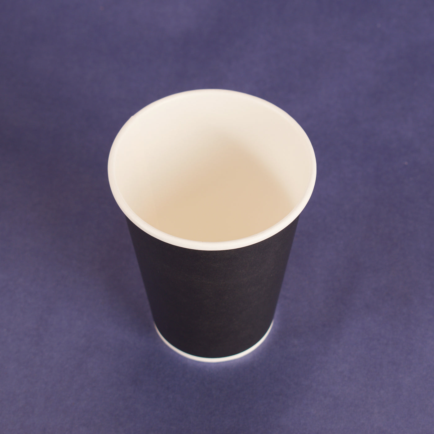 12OZ Paper Hot Cups - Black (90MM) - 1,000 CT