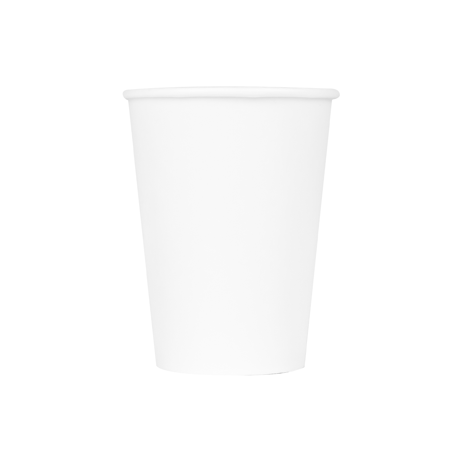 12 oz Hot Paper Cups Plain White, 1000 ct