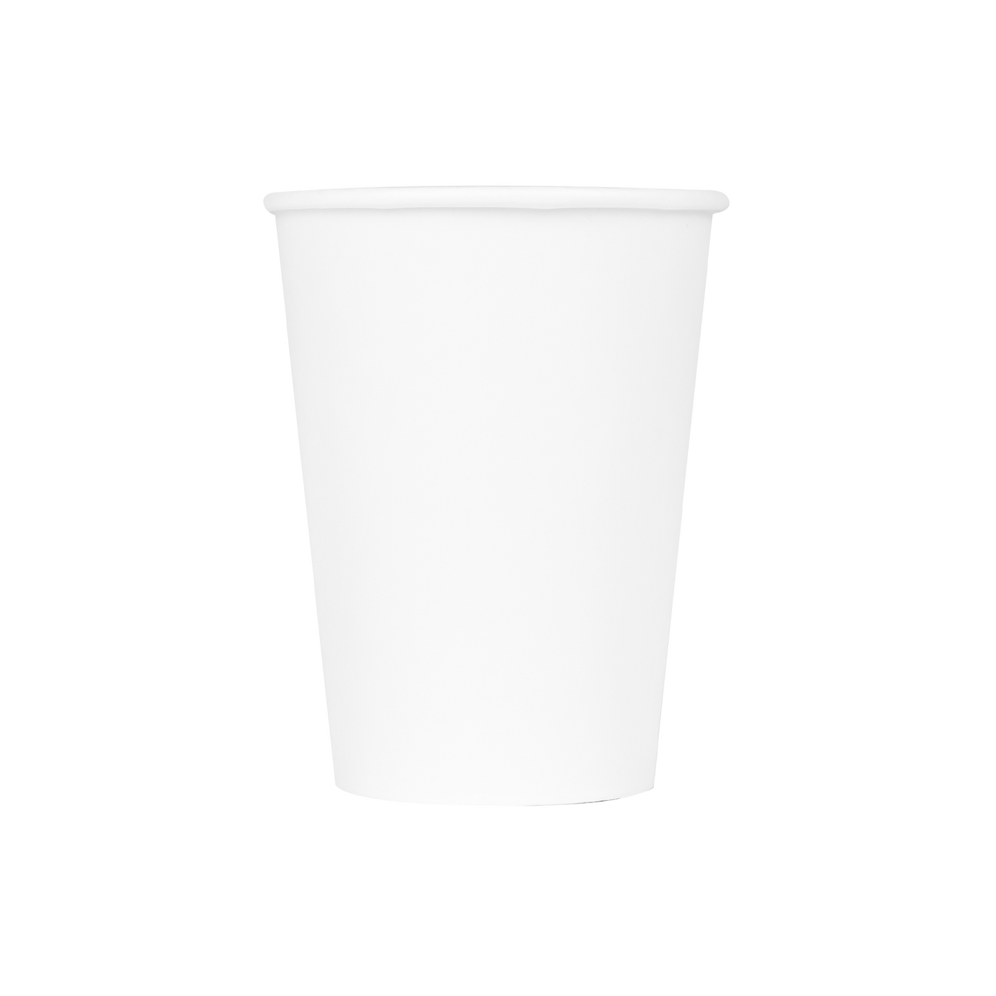 12OZ PAPER HOT CUPS - WHITE (90MM) - 1,000 CT