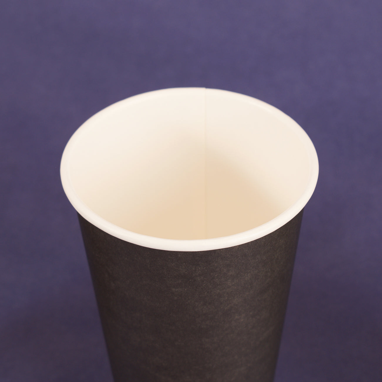 16OZ PAPER HOT CUPS - Black (90MM) - 1,000 CT