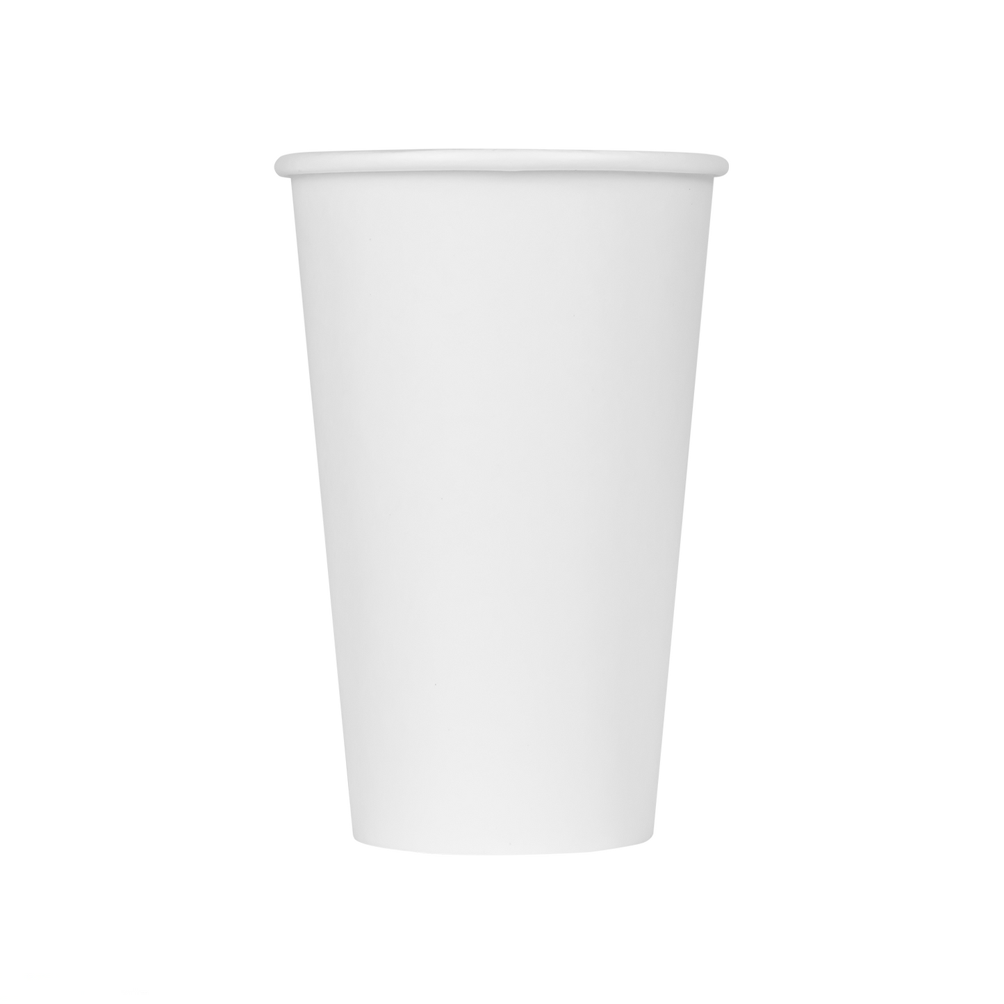 16OZ PAPER HOT CUPS - WHITE (90MM) - 1,000 CT