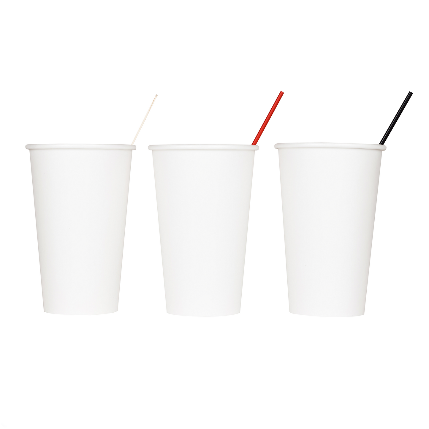 16OZ PAPER HOT CUPS - WHITE (90MM) - 1,000 CT