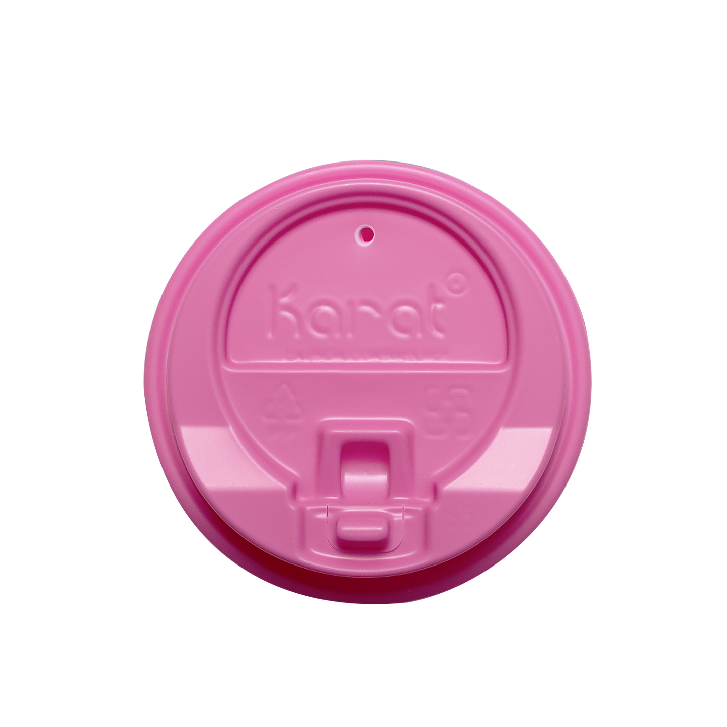 KARAT 10-24OZ ENCLOSURE LIDS - PINK (90MM) - 1,000 CT