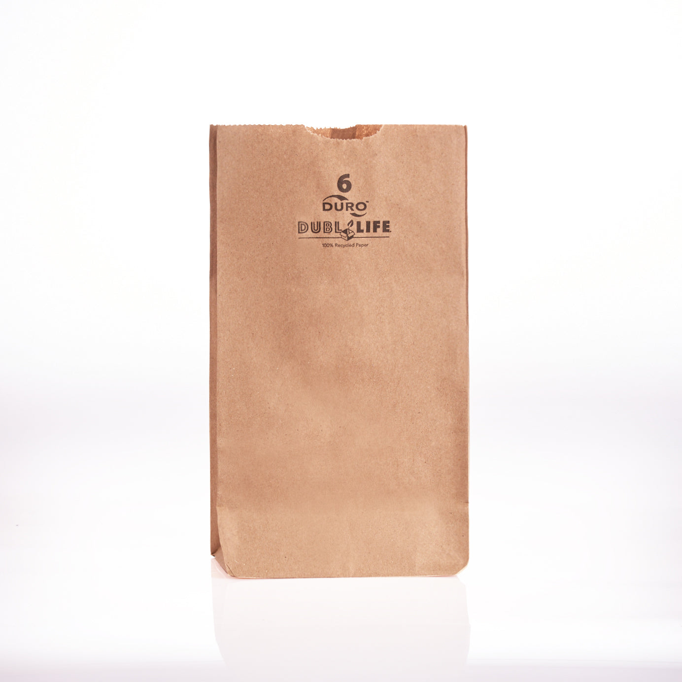 Grocery Bag Kraft 6x3 5/8x11 1/16 (500bl/cs) 18406