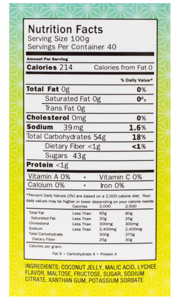 Lychee Coconut Jelly