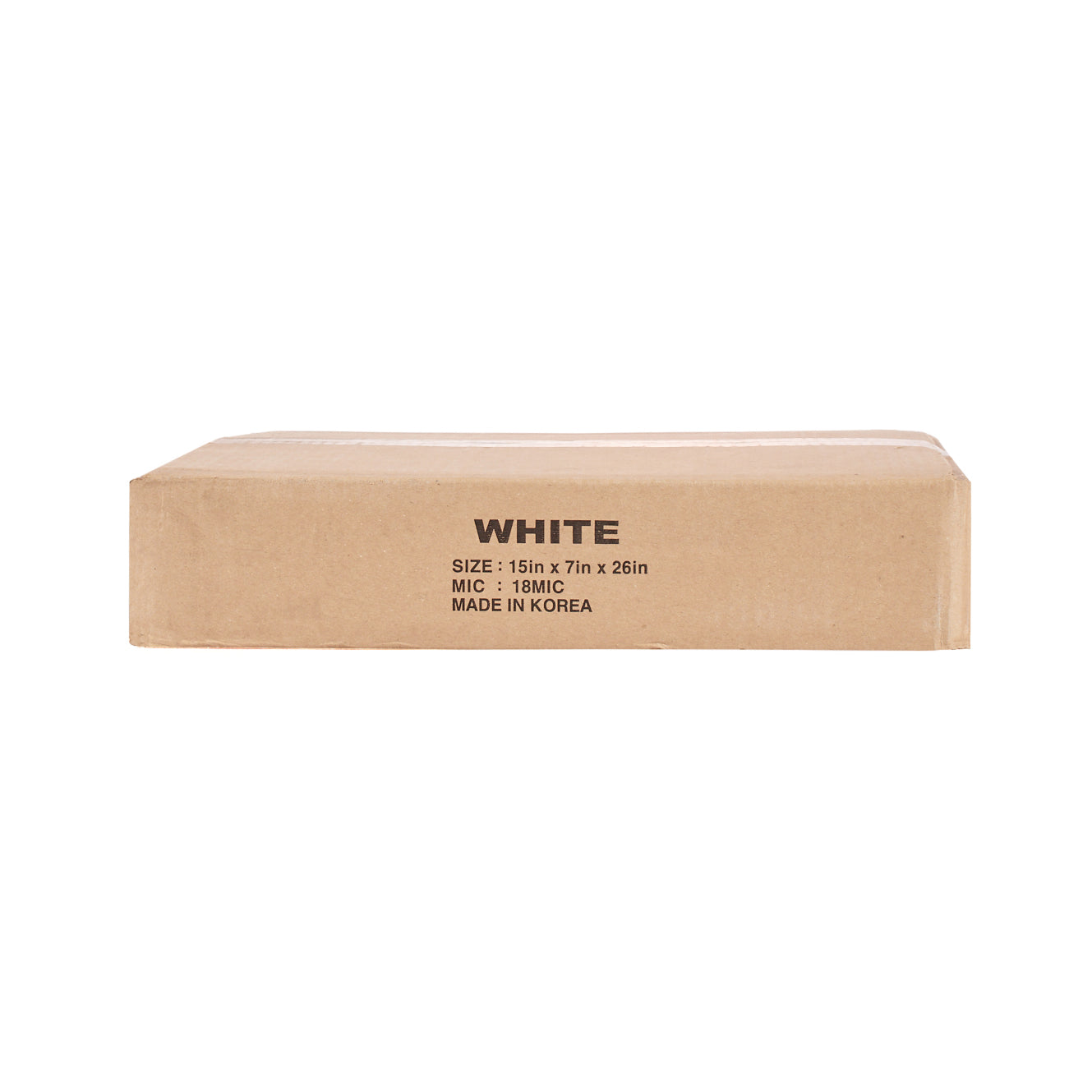 T-Shirts Bag White (15x7x26) 18 Mic
