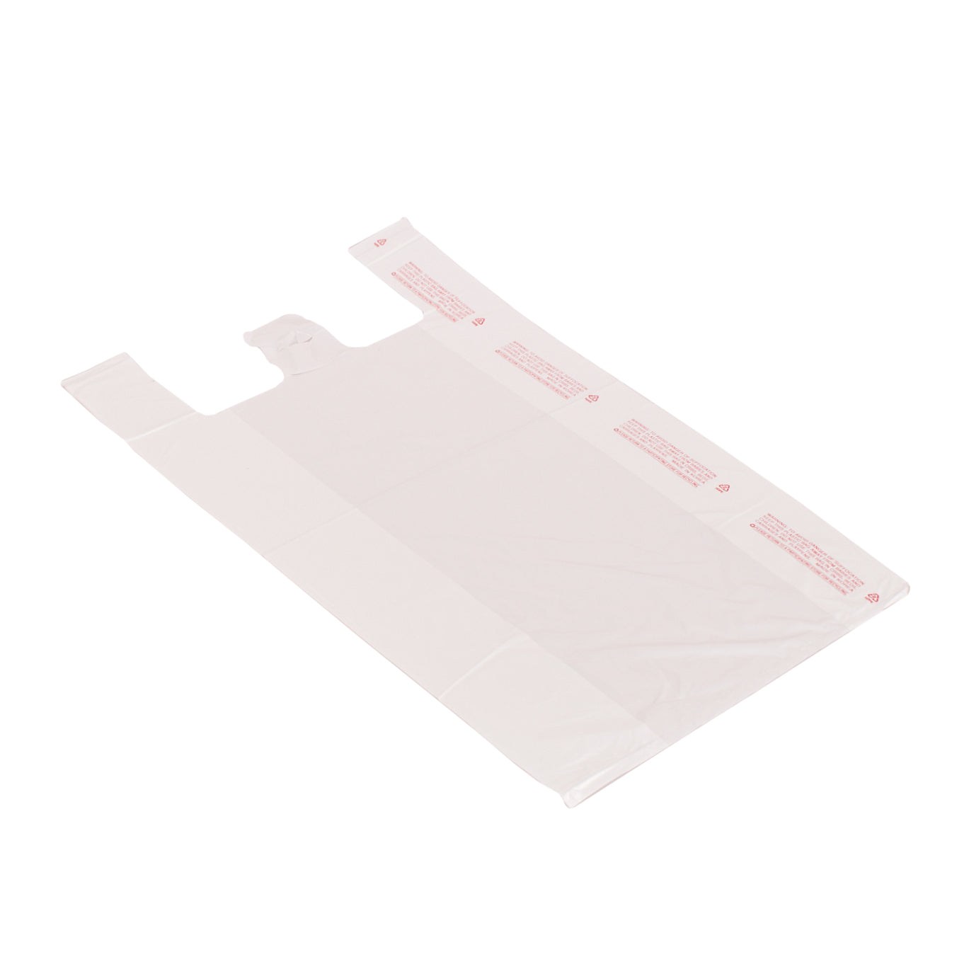 T-Shirts Bag White (15x7x26) 18 Mic