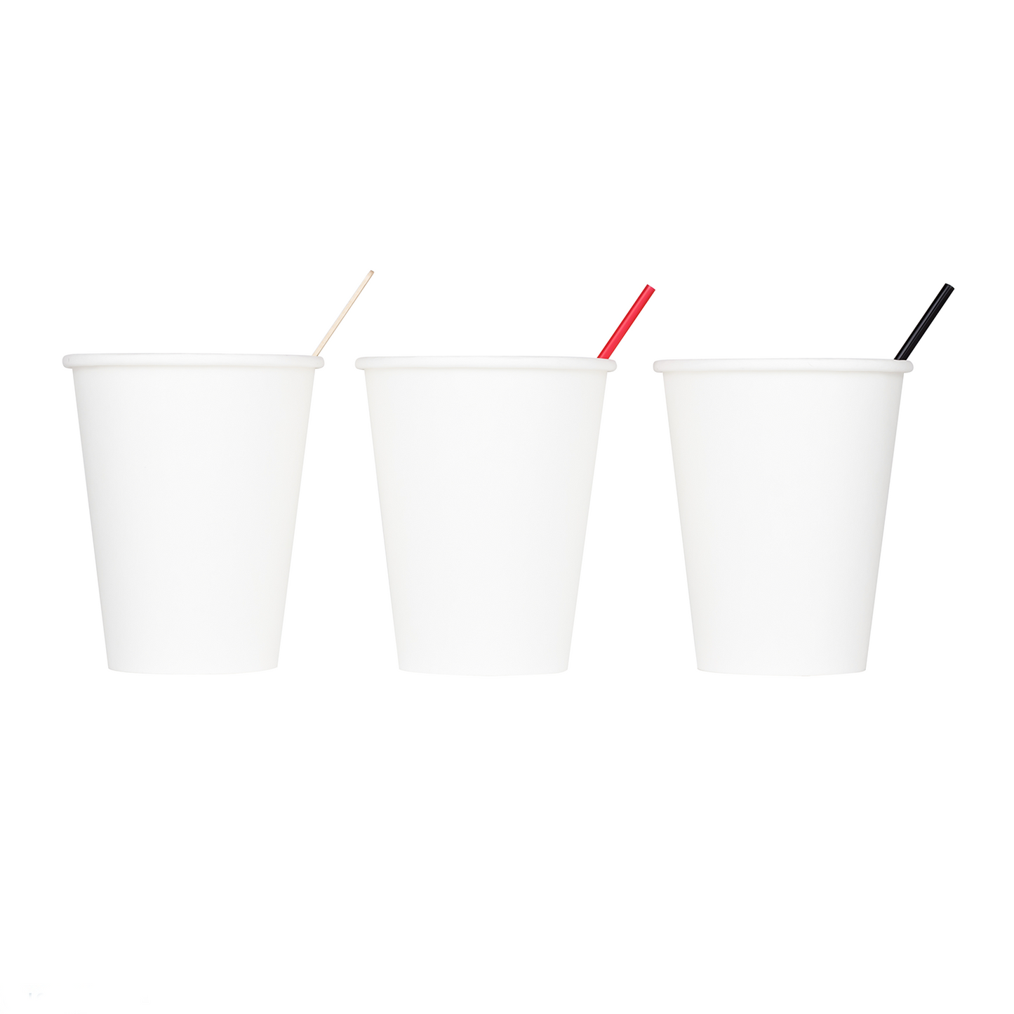 8OZ PAPER HOT CUPS - WHITE - 1,000 CT