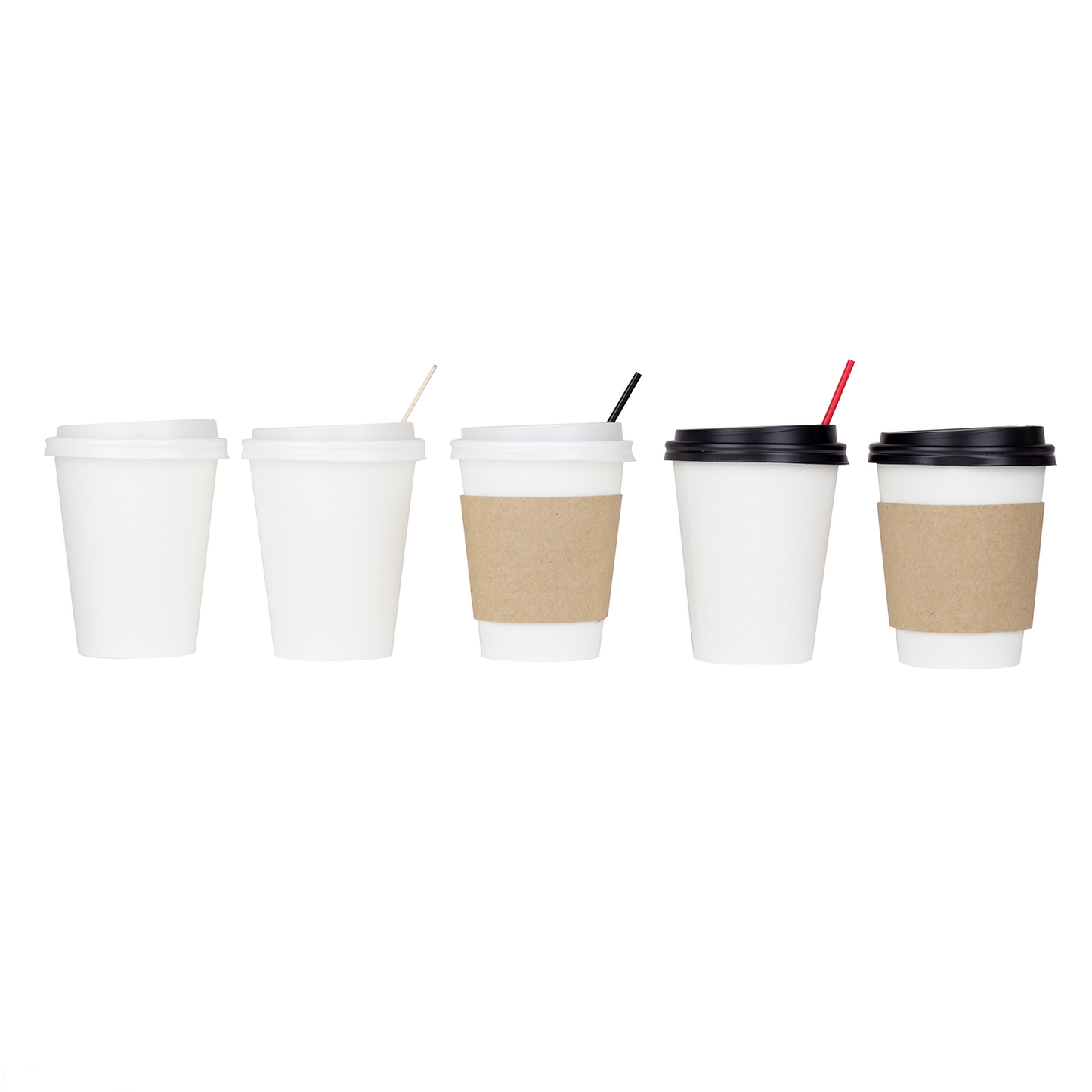 8OZ PAPER HOT CUPS - WHITE - 1,000 CT