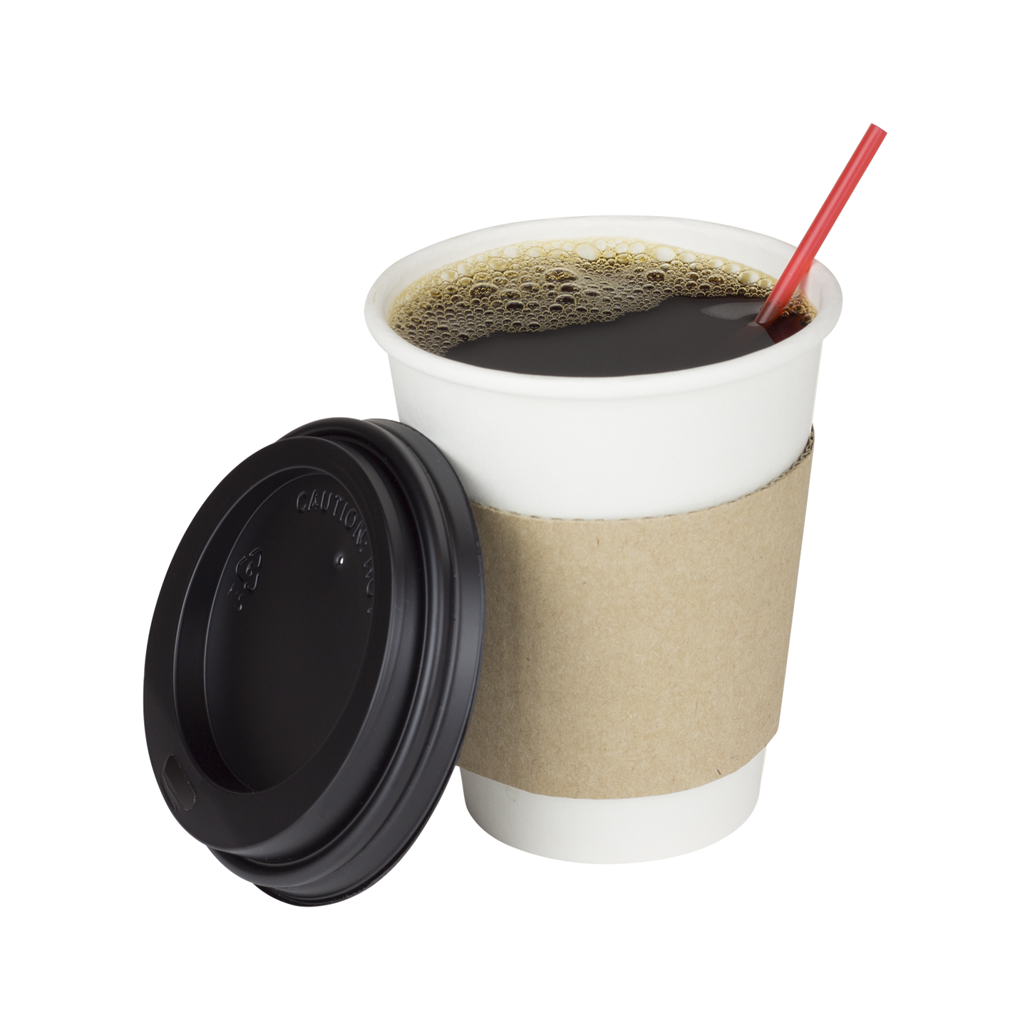 8OZ PAPER HOT CUPS - WHITE - 1,000 CT