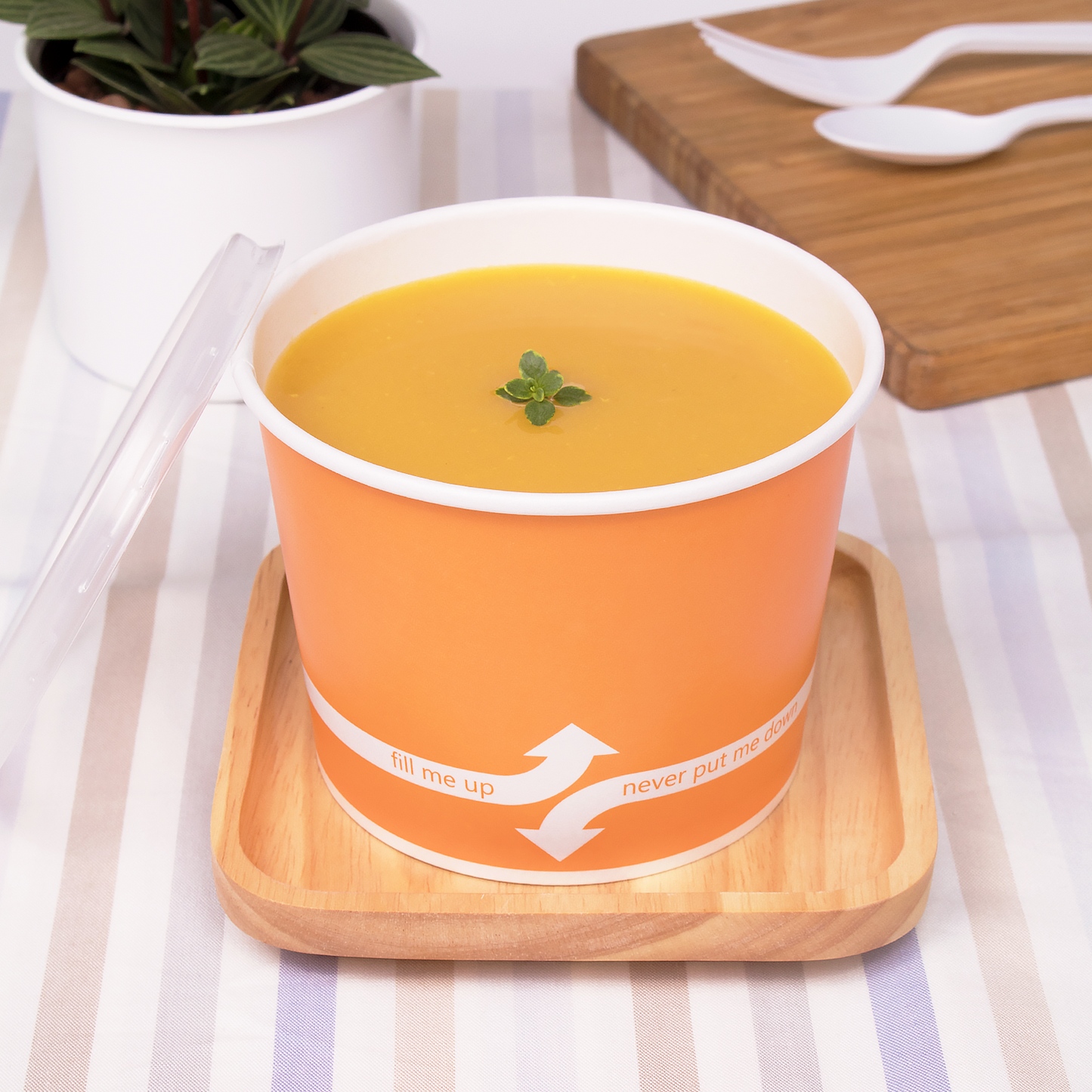 16oz Food Container "Orange"