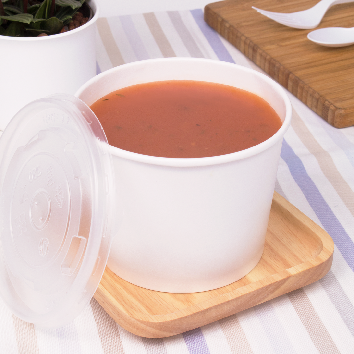 16oz Food Container White