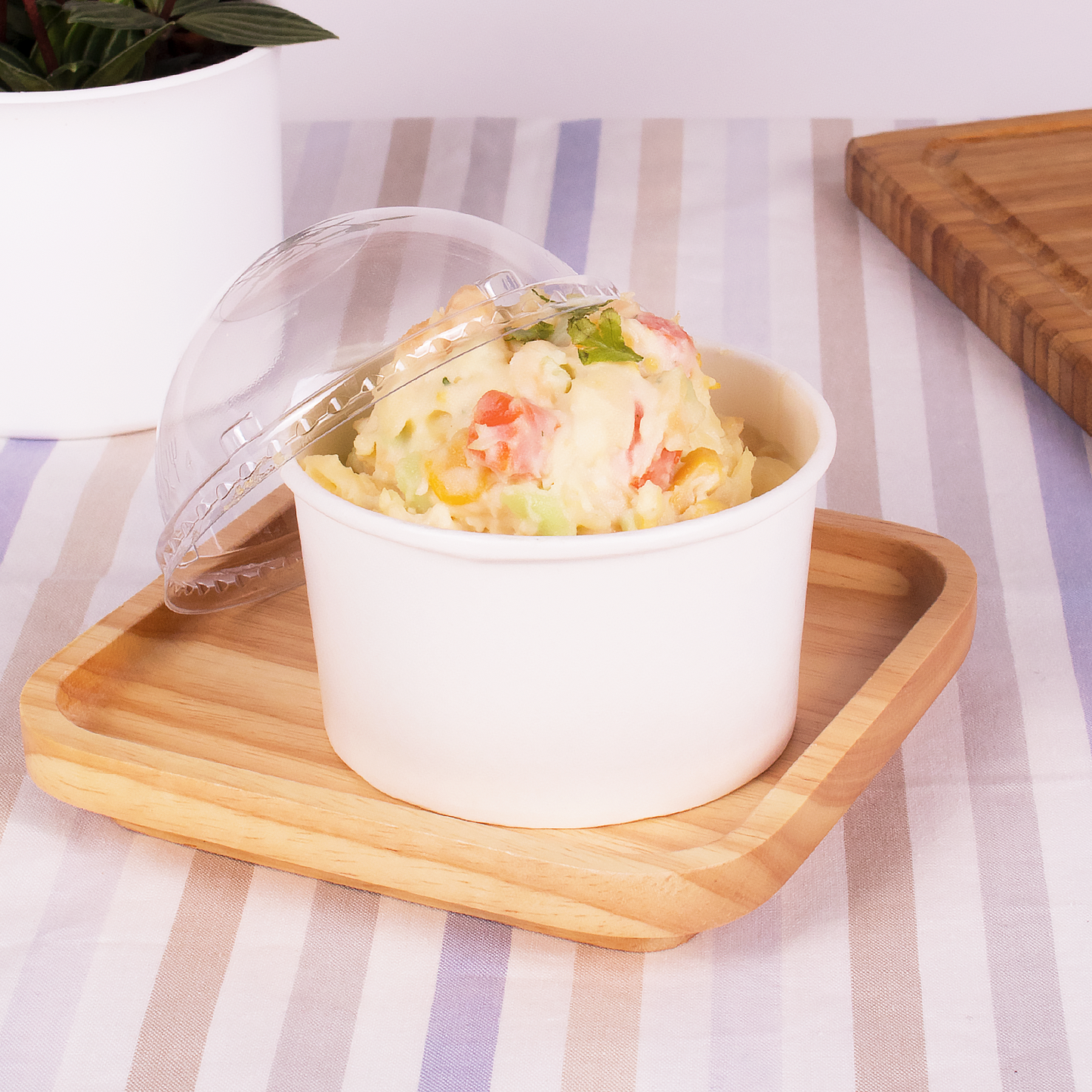 5oz Food Container White