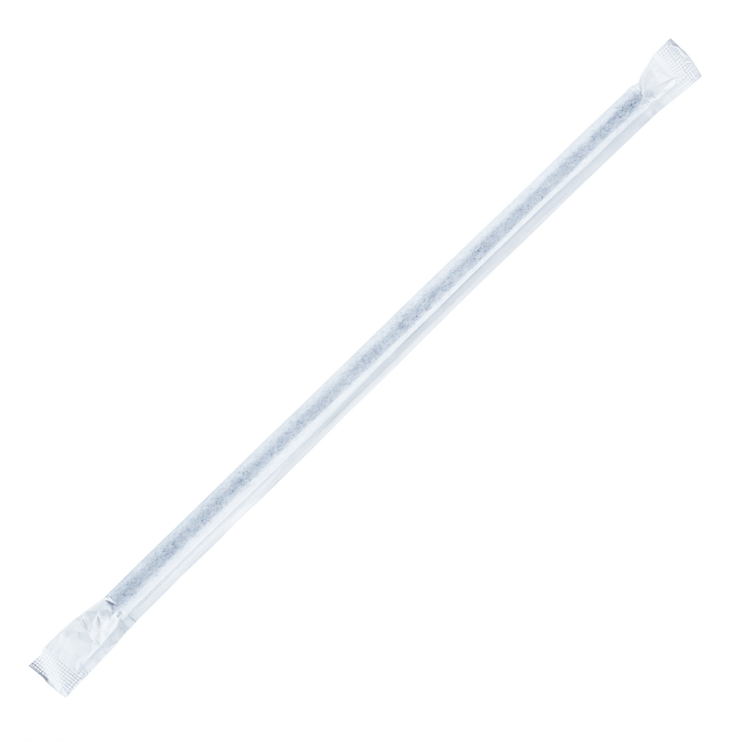 KARAT 9'' GIANT STRAWS (8MM) PAPER WRAPPED - BLACK - 2,500 CT, C9075 (BLACK)