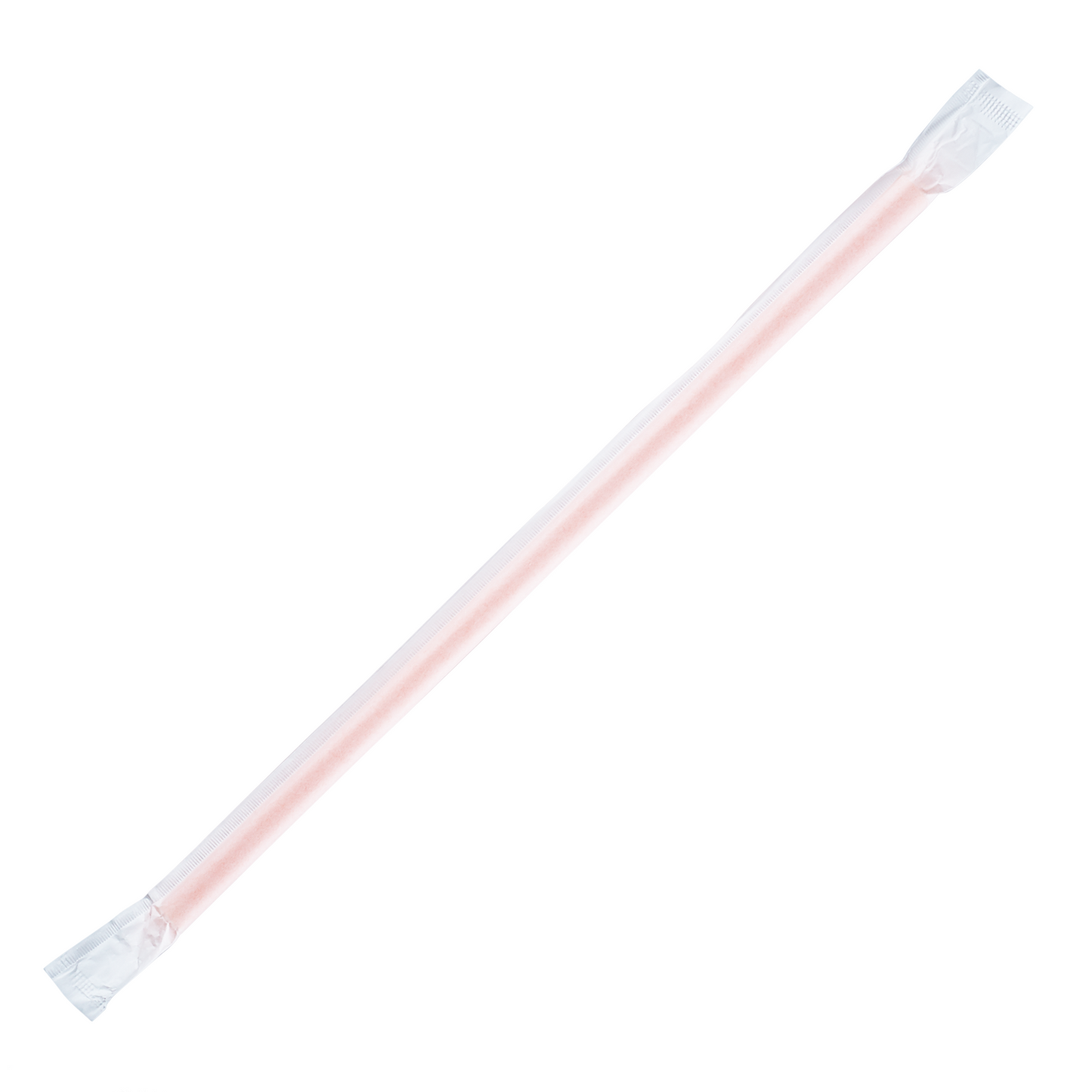 KARAT 9'' GIANT STRAWS (8MM) PAPER WRAPPED - ORANGE - 2,500 CT, C9075 (ORANGE)