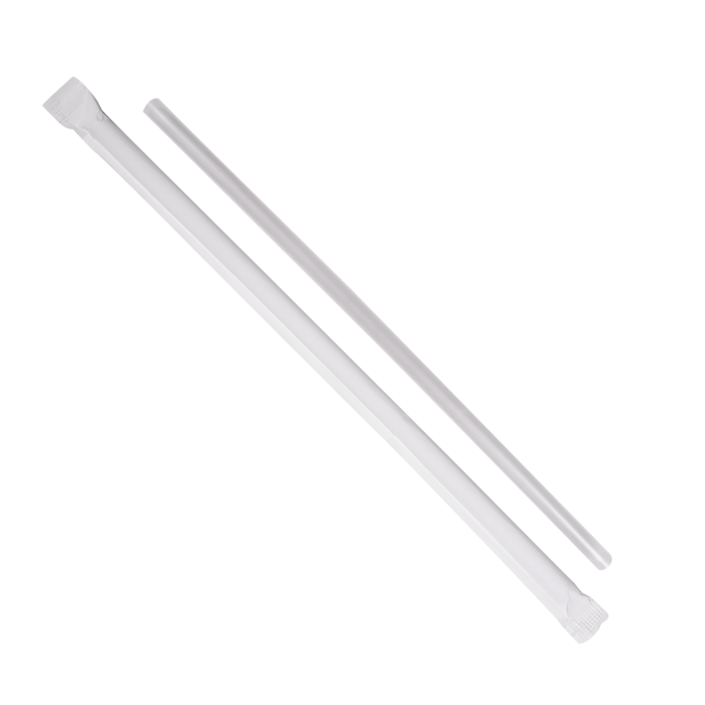 KARAT 7.75'' CLEAR STRAWS (5MM) PAPER WRAPPER - 12000 CT, C9090