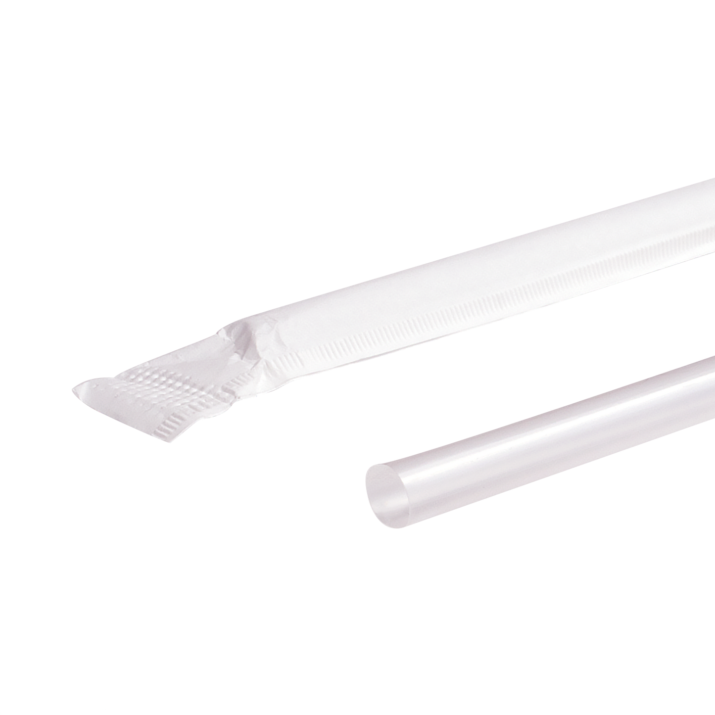 KARAT 7.75'' CLEAR STRAWS (5MM) PAPER WRAPPER - 12000 CT, C9090
