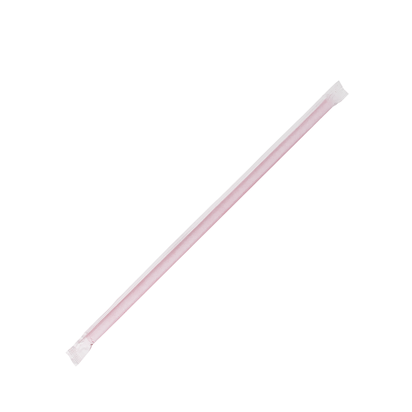 KARAT 10.25'' GIANT STRAWS (8MM) PAPER WRAPPED - RED - 1,200 CT, C9125 (RED)