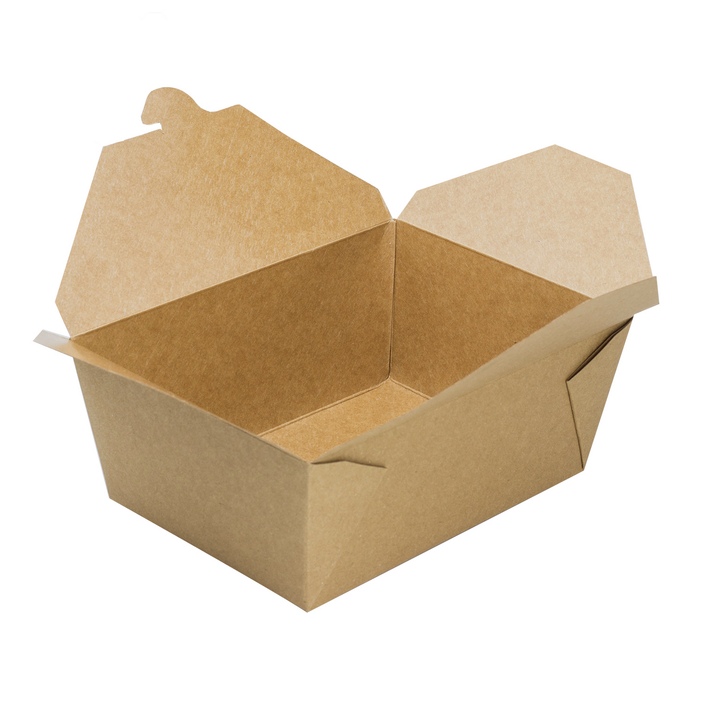 #4 Kraft Fold-To-Go Box 110oz 160ct