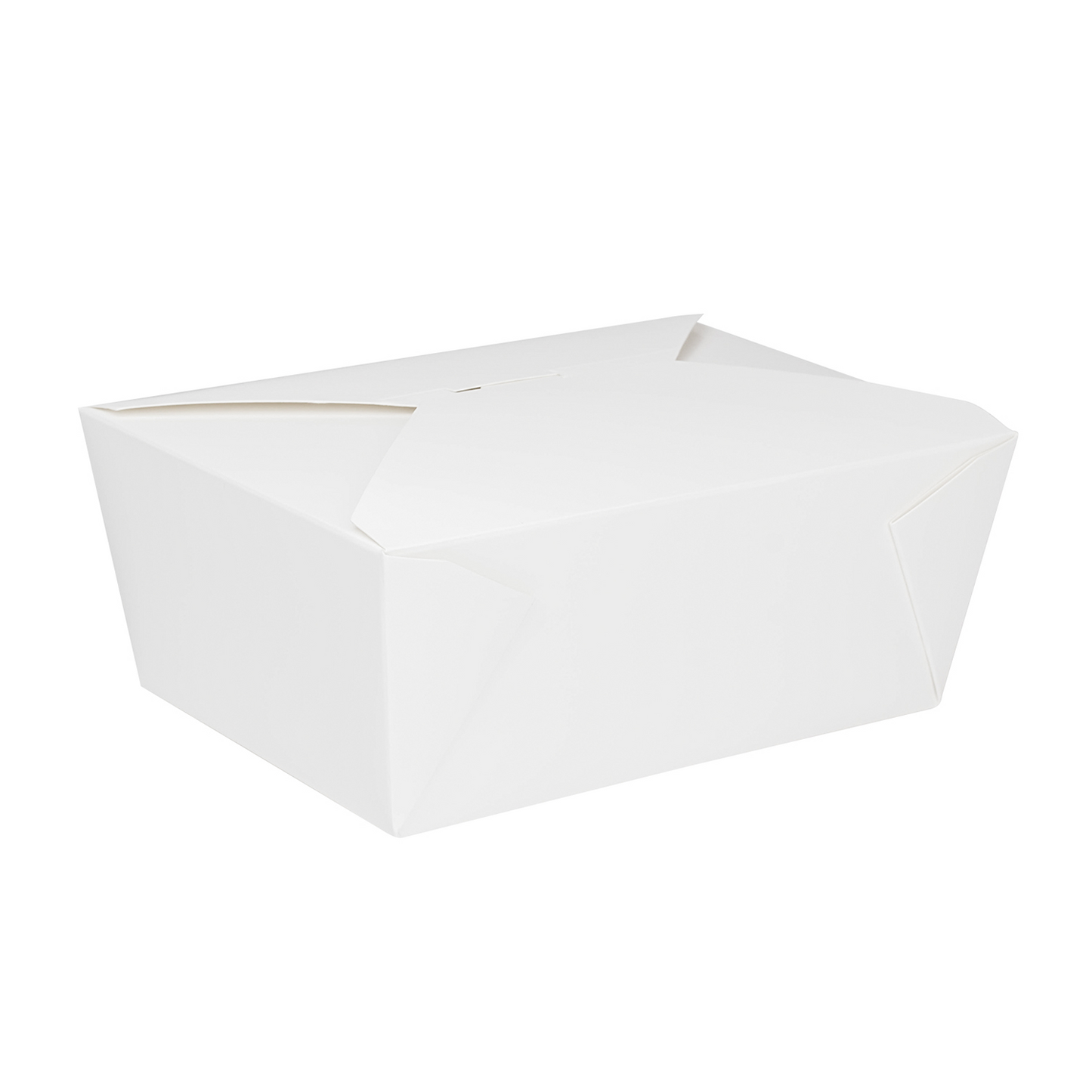#4 White Fold-To-Go Box 110oz 160ct