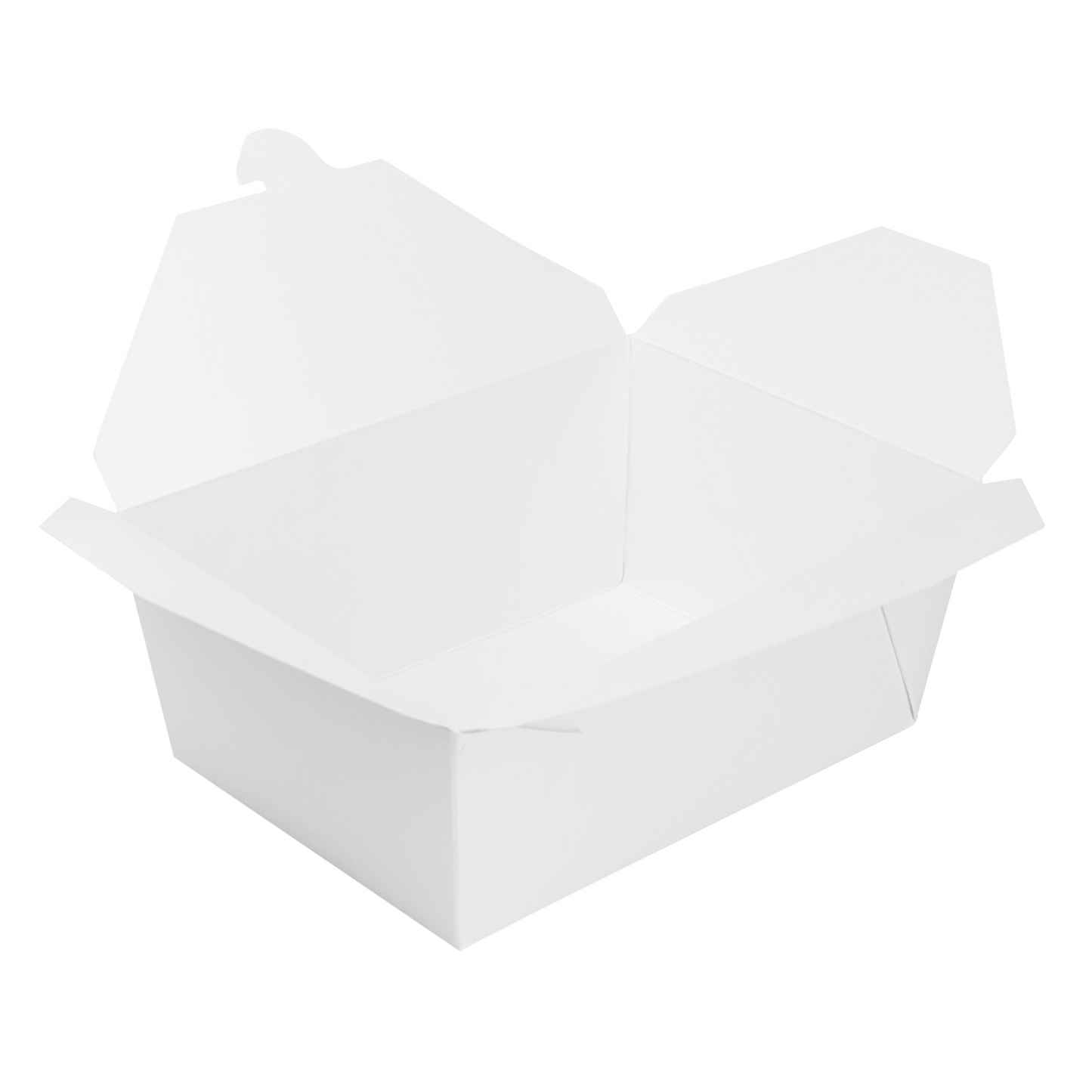 #4 White Fold-To-Go Box 110oz 160ct