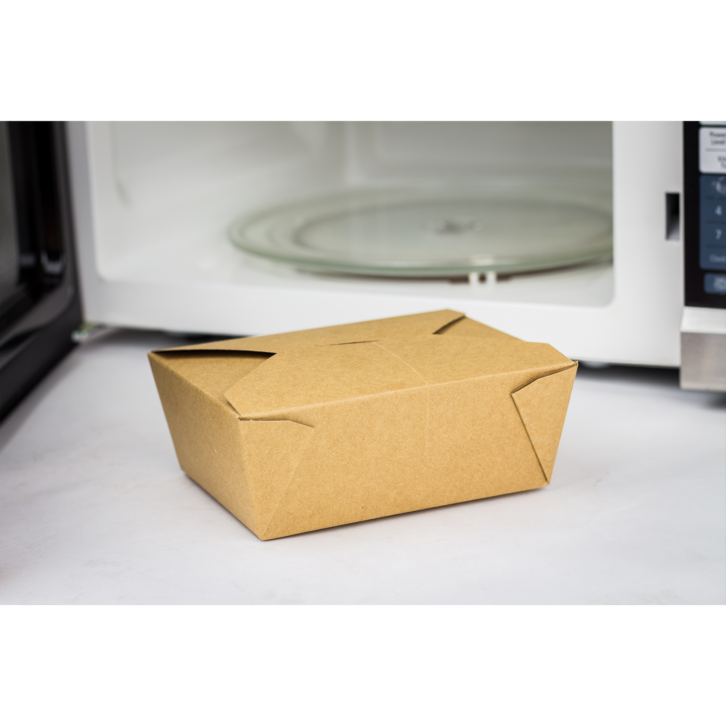 #8 Kraft Fold-To-Go Box 48oz 300ct