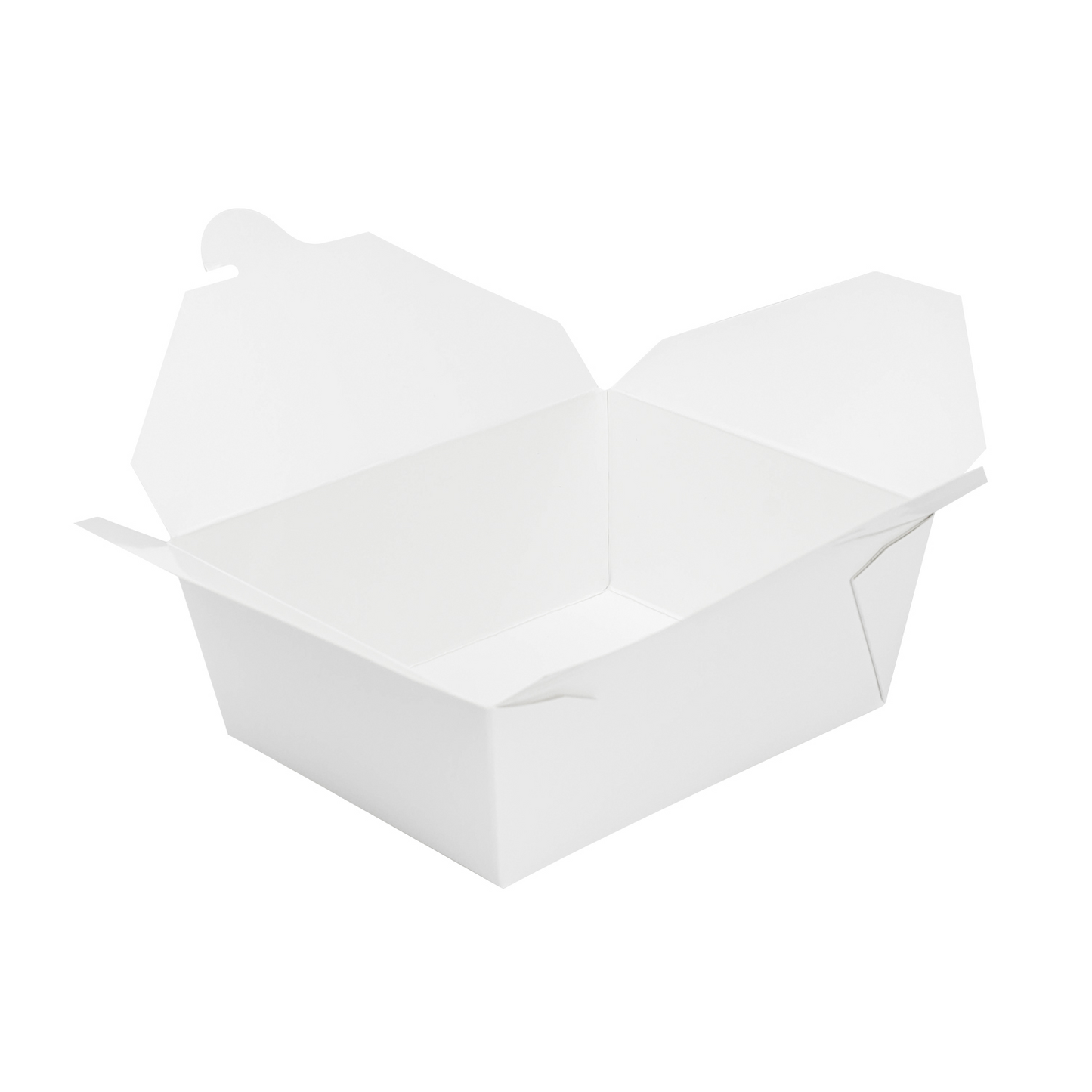 #8 White Fold-To-Go Box 48oz 300ct