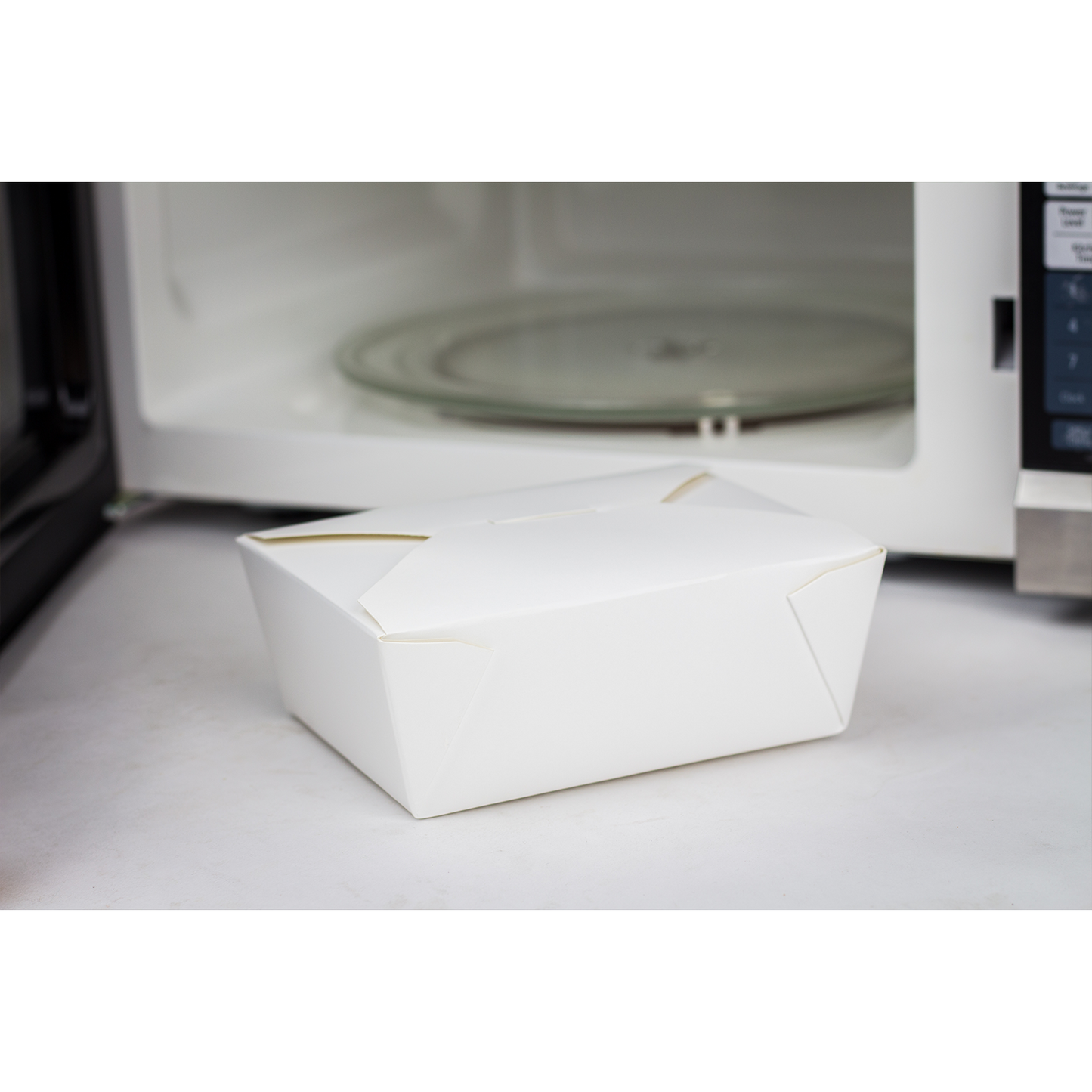 #8 White Fold-To-Go Box 48oz 300ct
