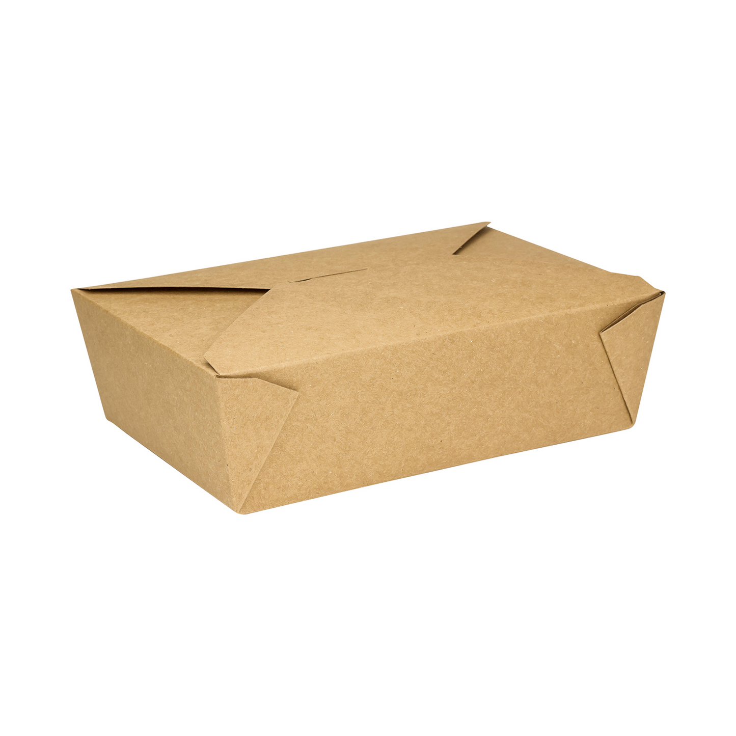 #3 Kraft Fold-To-Go Box 76oz 200ct
