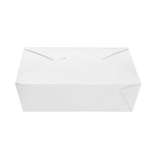 #3 White Fold-To-Go Box 76oz 200ct