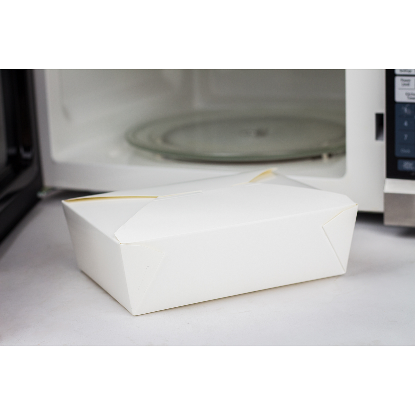 #3 White Fold-To-Go Box 76oz 200ct