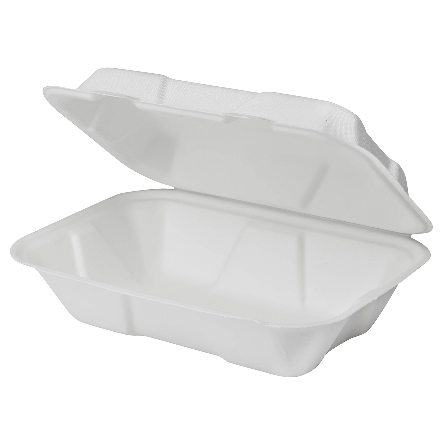 9"x6" Bagasse Hinged Container