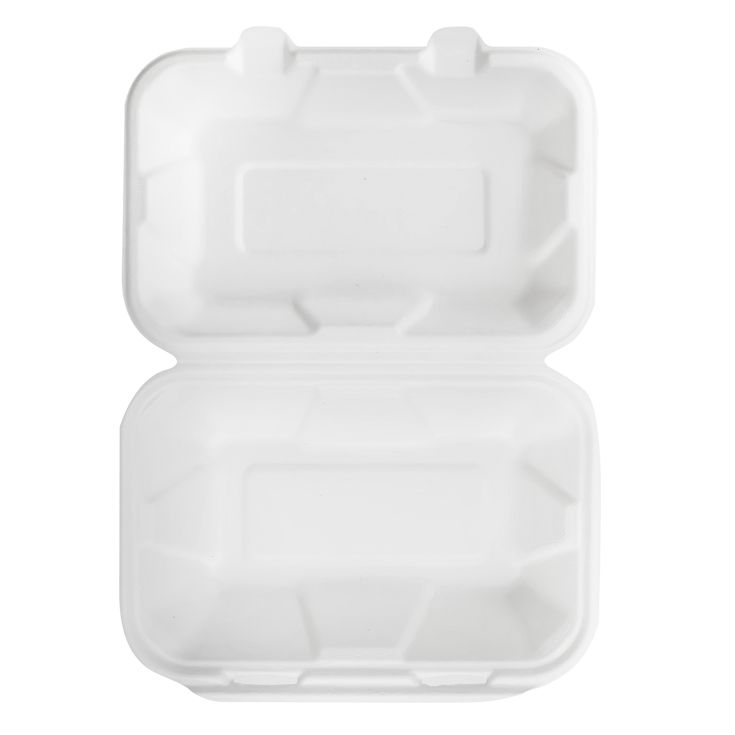 9"x6" Bagasse Hinged Container
