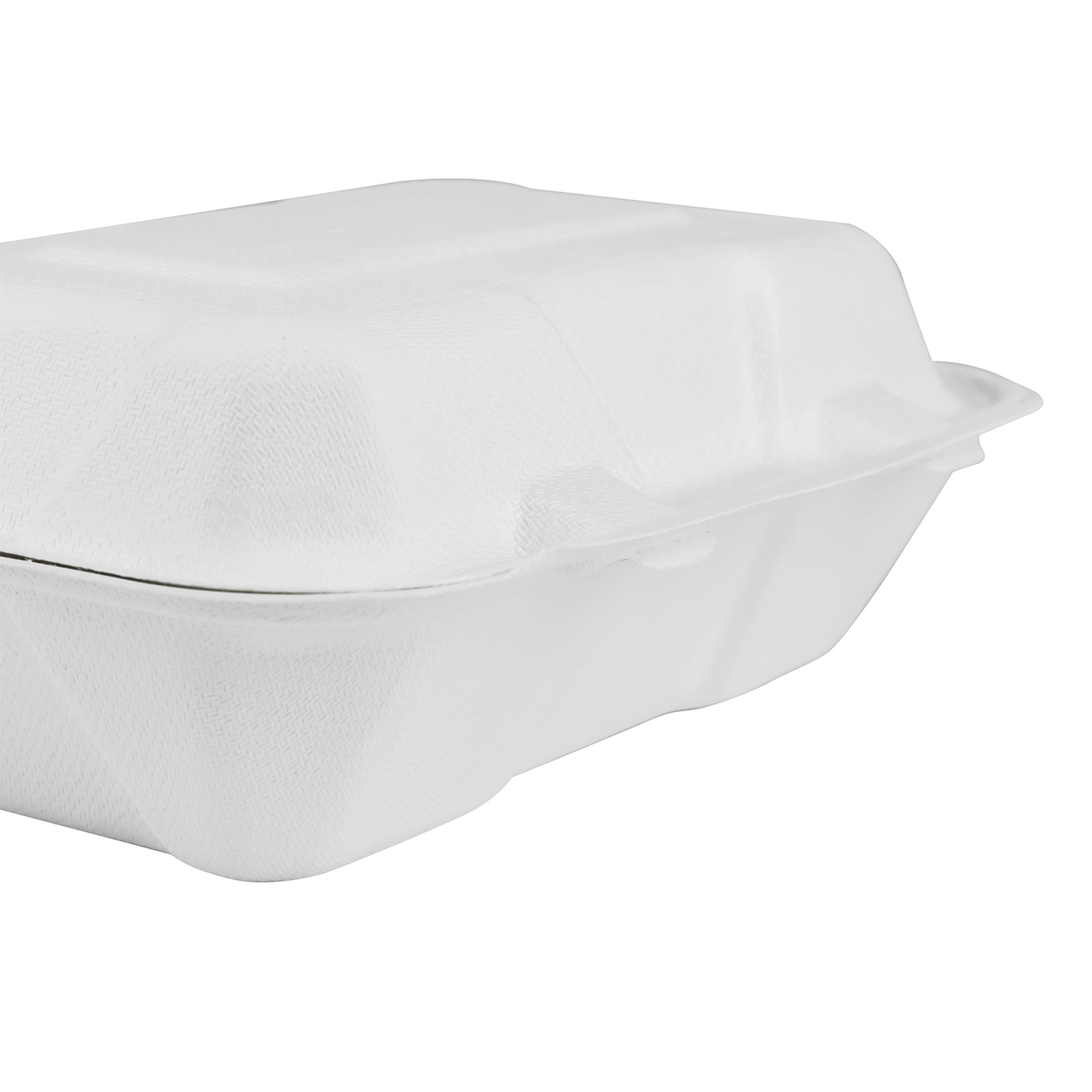 9"x6" Bagasse Hinged Container