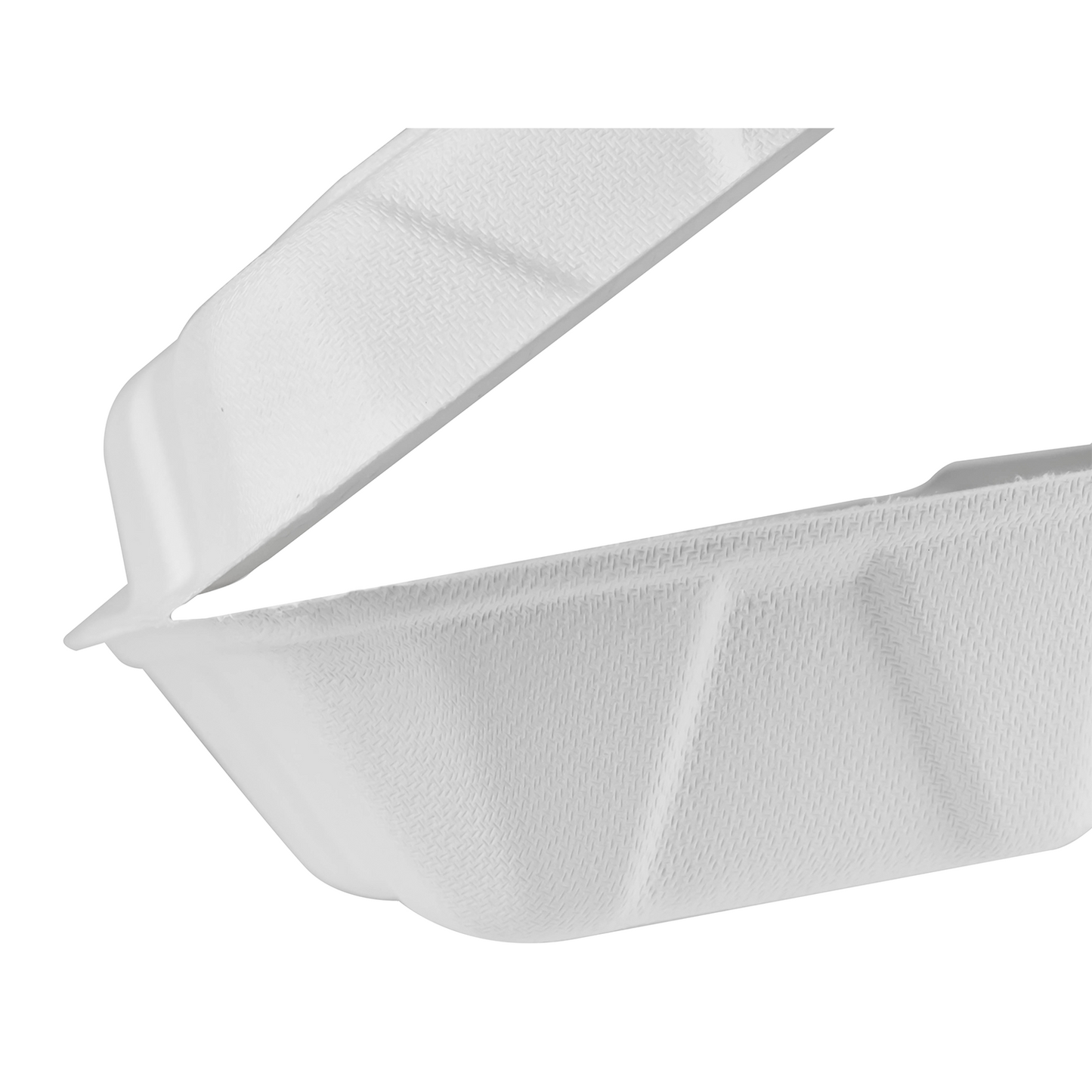 9"x6" Bagasse Hinged Container