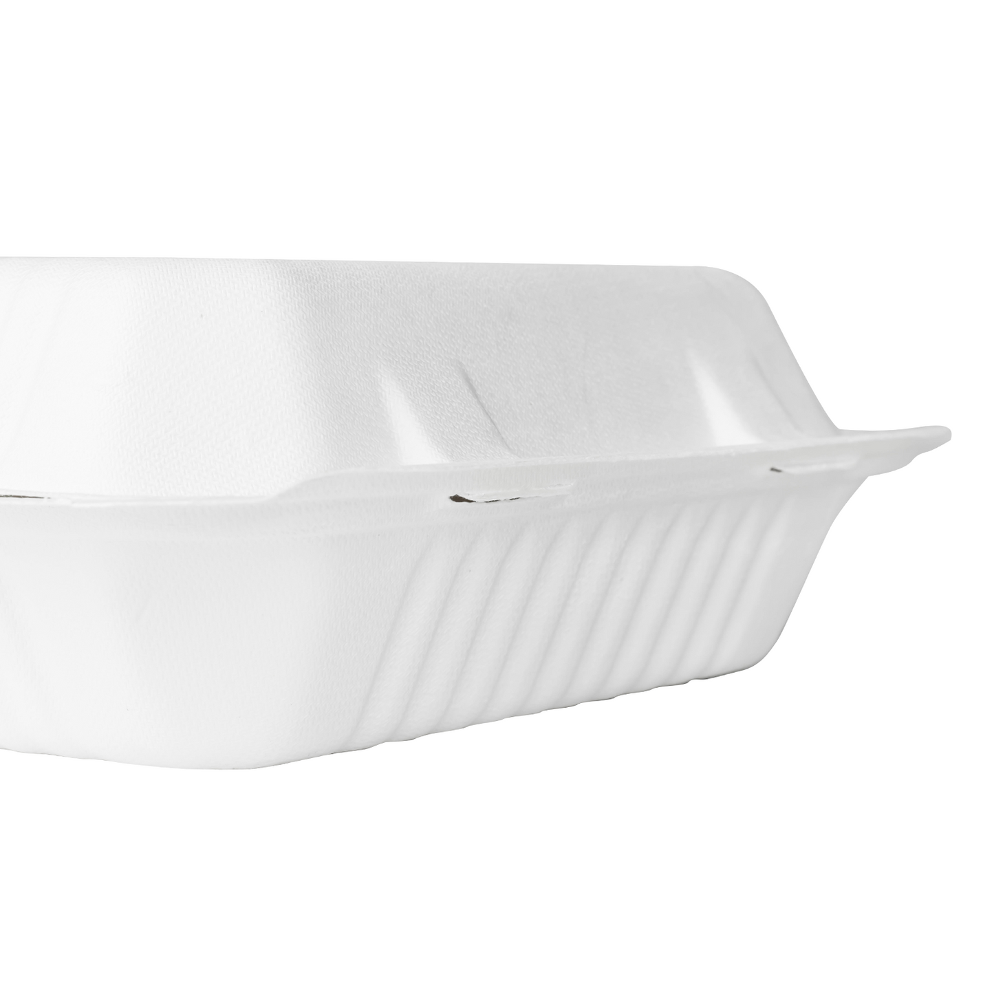 9"x9" Bagasse Hinged Container