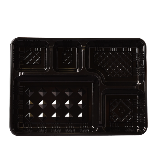 J-Bento(Kor) PLASTIC 5 COMPARTMENT -200/pcs