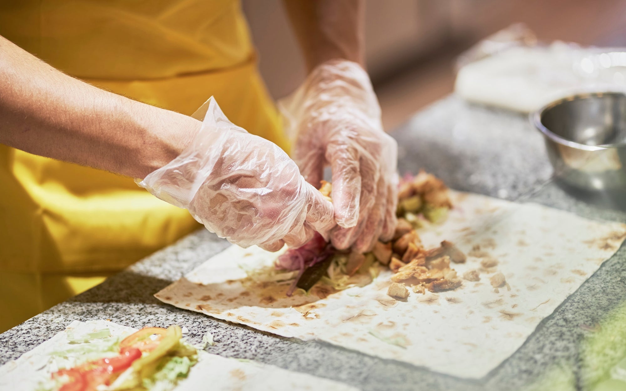 Protective Gloves for Safe Food Preparation