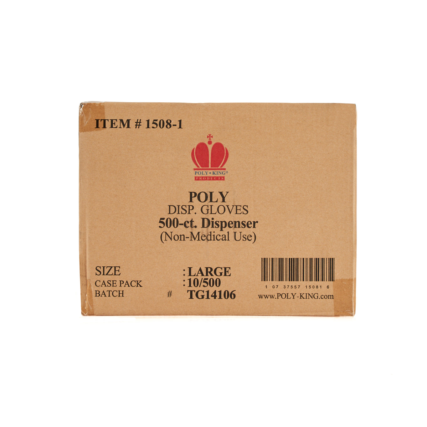 Poly Glove 1508-1 Large 500ps/10box