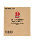 Poly Glove Medium Premium LDPE 1,000/cs