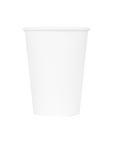 12OZ PAPER HOT CUPS - WHITE (90MM) - 1,000 CT