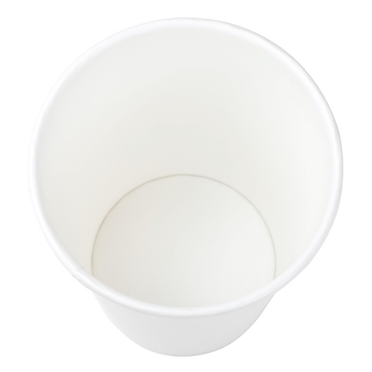 12OZ PAPER HOT CUPS - WHITE (90MM) - 1,000 CT