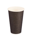 16OZ PAPER HOT CUPS - Black (90MM) - 1,000 CT